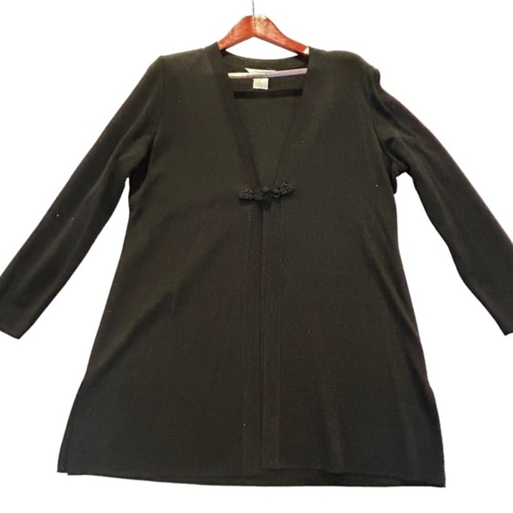 NWOT MISOOK Black Knit Jacket XL‎